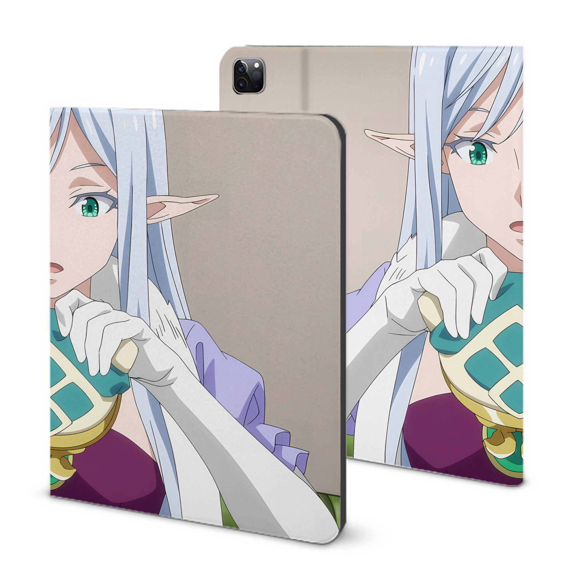（画像用） 転スラ Regarding Reincarnated to Slime IPad ケース ブック型 PUレザー TPU 耐衝撃 軽量 薄型 ペン収納なし 全面保護 IPad 各モデル対応
